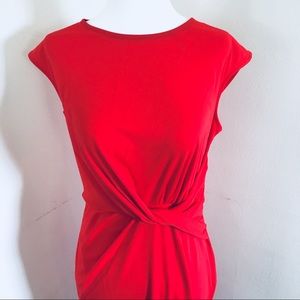 Tommy Hilfiger Red Professional Work Dress